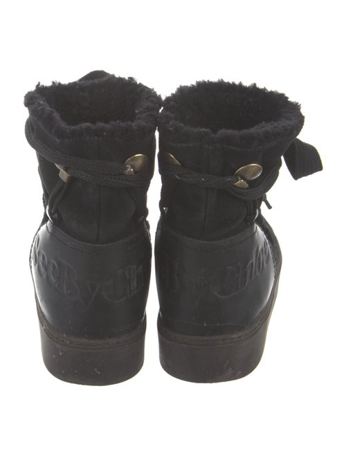 See by Chloé Suede Lace-Up Boots