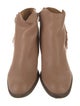 See by Chloé Leather Fringe Trim Accent Boots