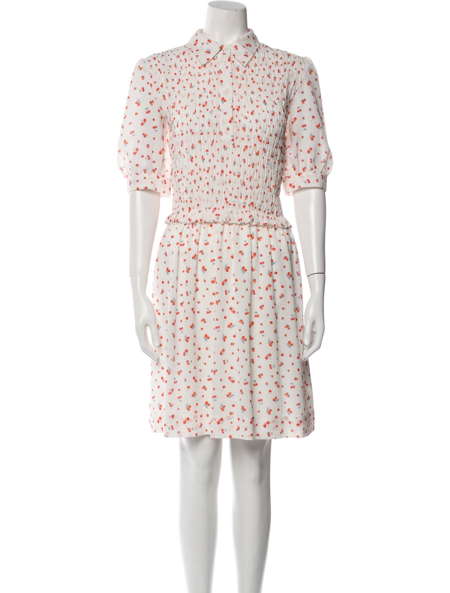 See by Chloé Floral Print Knee-Length Dress