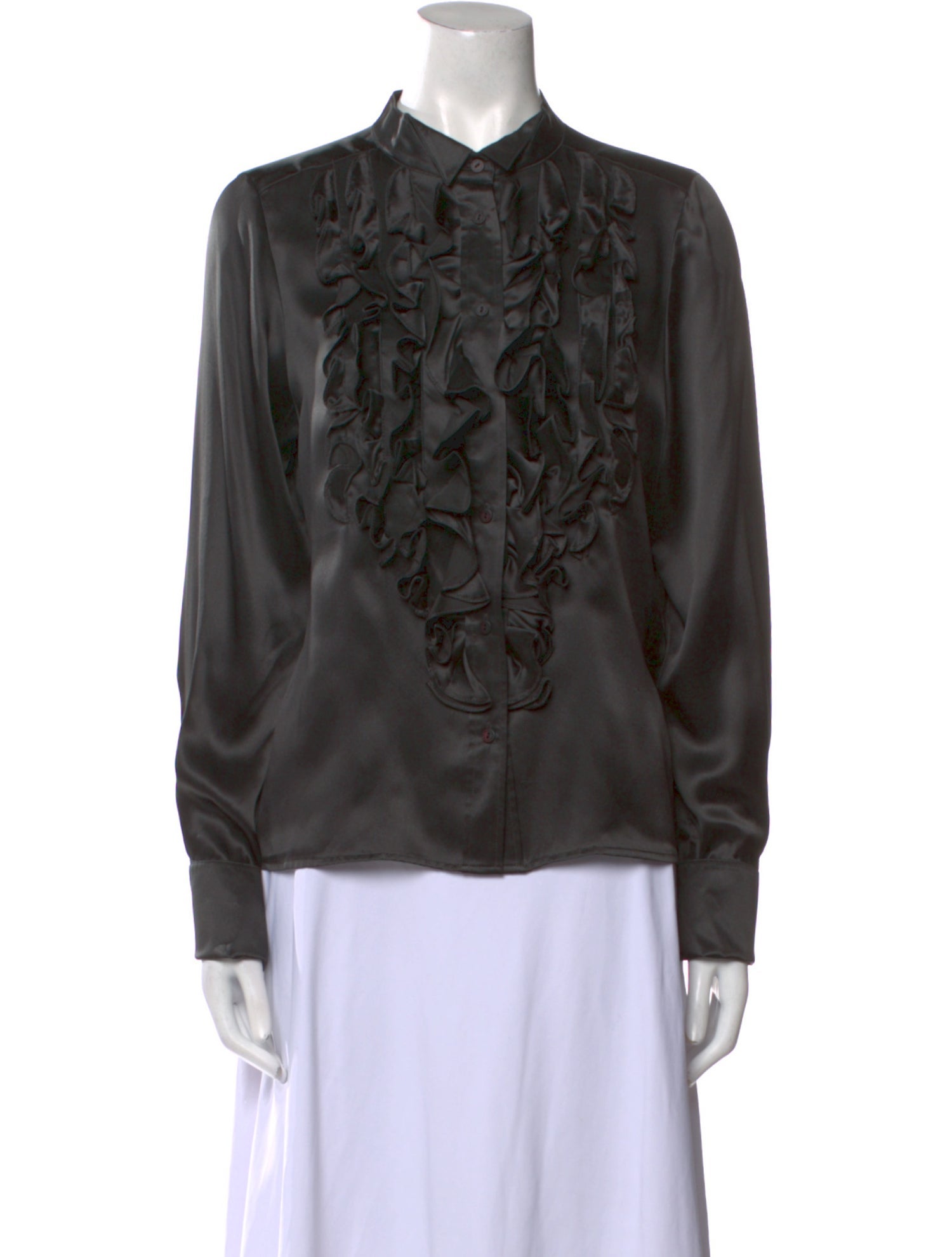 See by Chloé Silk Mock Neck Blouse