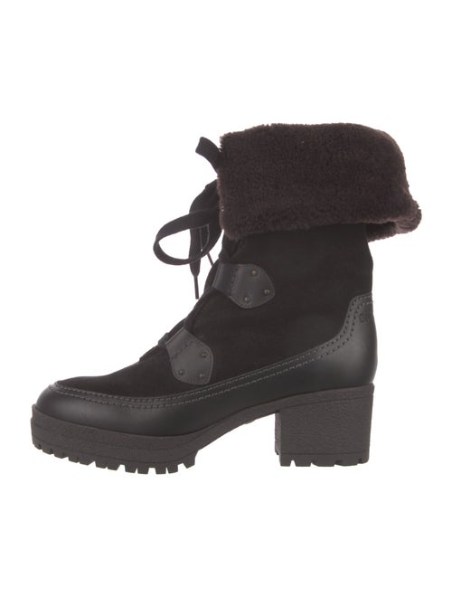 See by Chloé Suede Lace-Up Boots