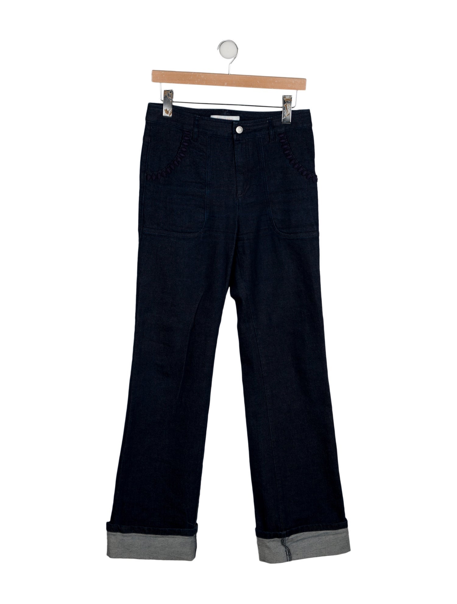 See by Chloé Mid-Rise Wide Leg Jeans