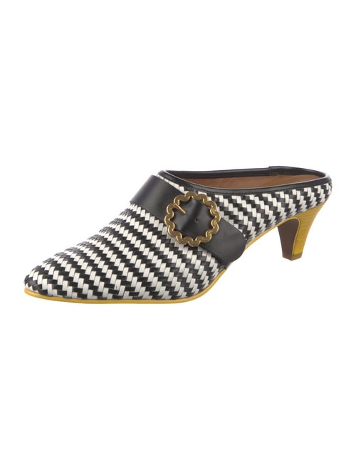 See by Chloé Leather Patterned Mules