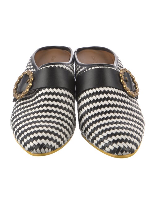 See by Chloé Leather Patterned Mules