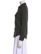 See by Chloé Virgin Wool Long Sleeve Button-Up Top