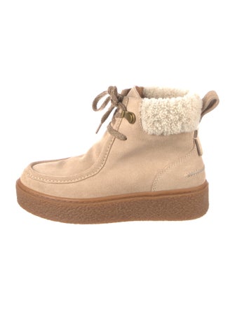 See by Chloé Suede Lace-Up Boots