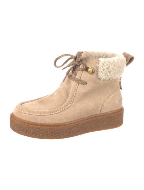 See by Chloé Suede Lace-Up Boots