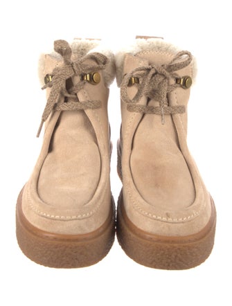 See by Chloé Suede Lace-Up Boots