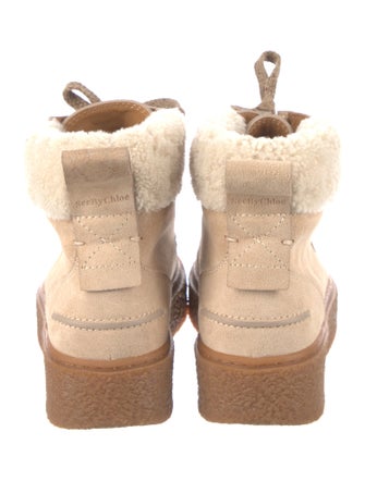 See by Chloé Suede Lace-Up Boots