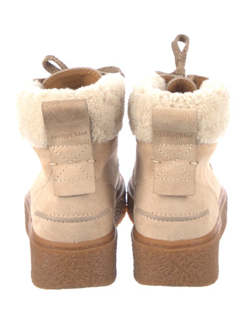 See by Chloé Suede Lace-Up Boots
