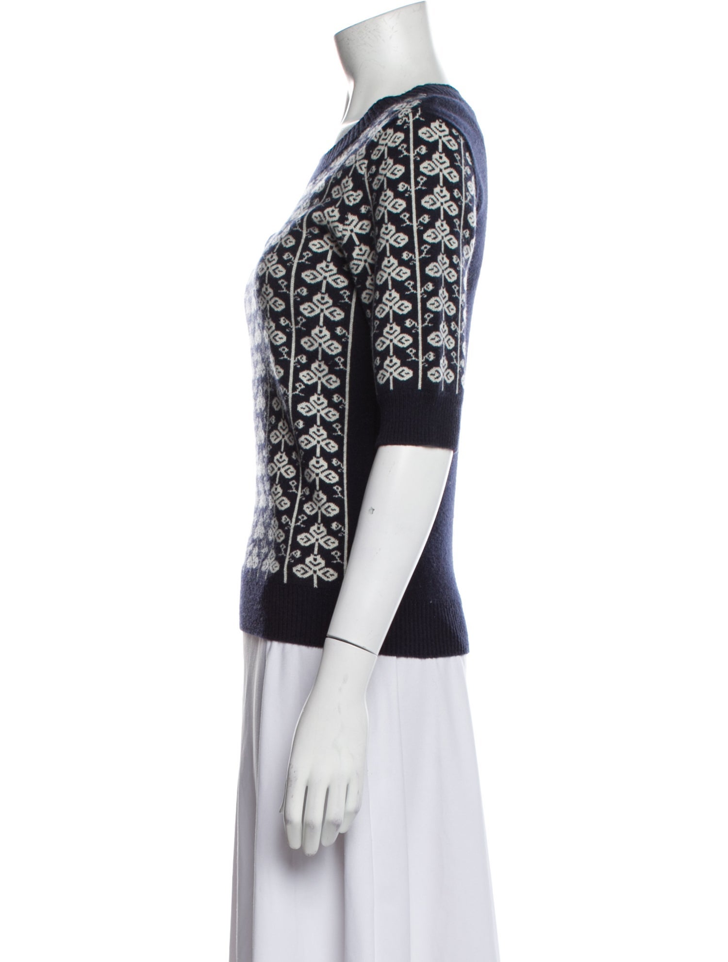 See by Chloé Printed Crew Neck Sweater