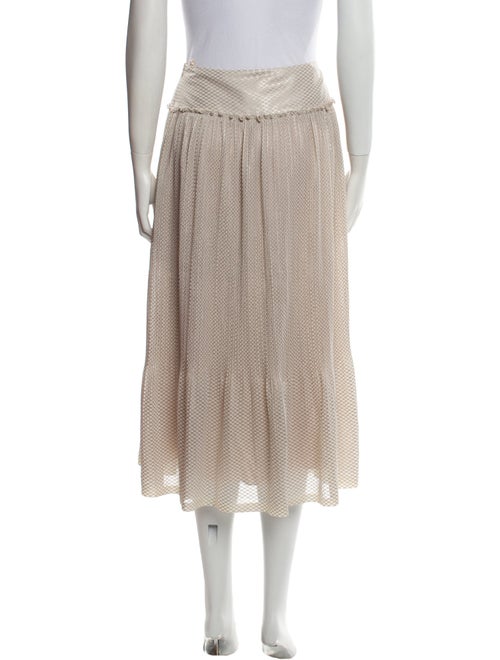 See by Chloé Ruffle Embellishment Midi Length Skirt