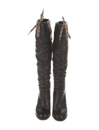See by Chloé Leather Lace-Up Boots