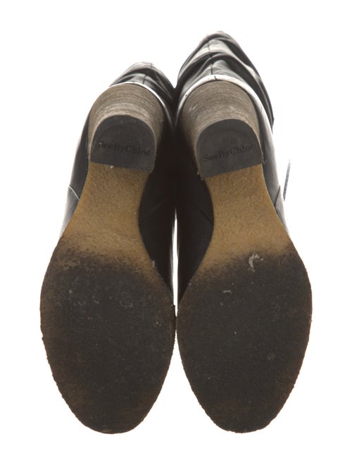 See by Chloé Leather Lace-Up Boots