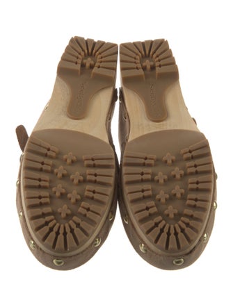 See by Chloé Suede Studded Accents Mules