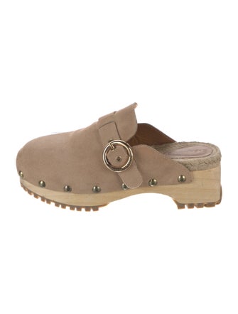 See by Chloé Suede Studded Accents Mules