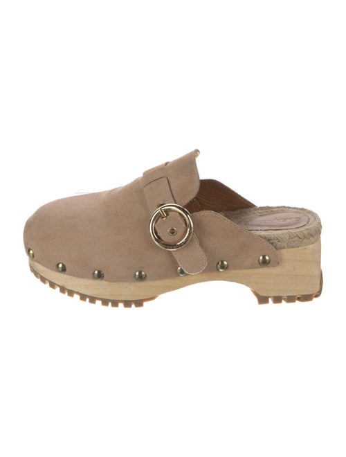 See by Chloé Suede Studded Accents Mules