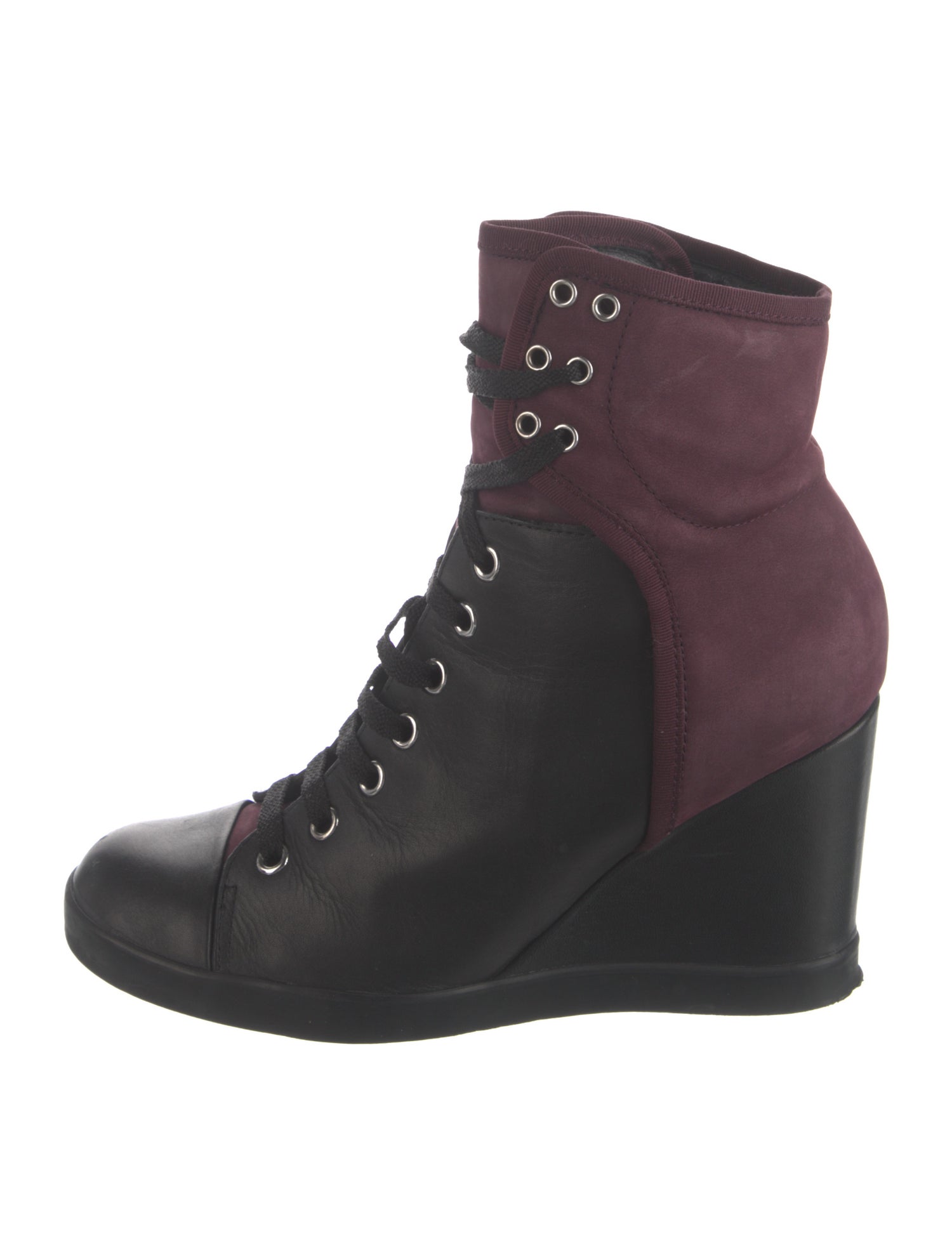 See by Chloé Leather Lace-Up Boots