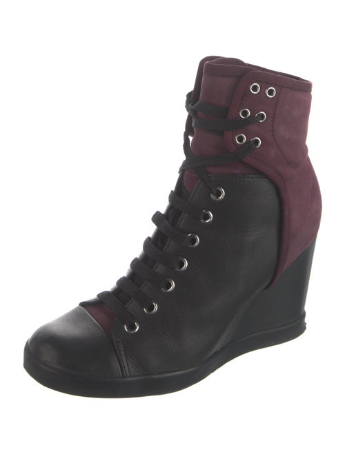 See by Chloé Leather Lace-Up Boots