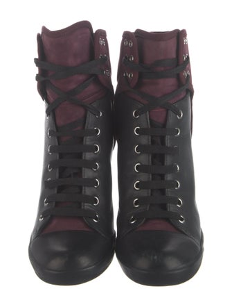 See by Chloé Leather Lace-Up Boots