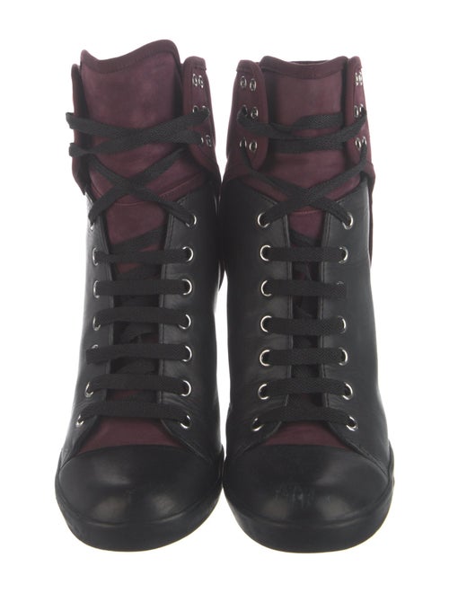 See by Chloé Leather Lace-Up Boots