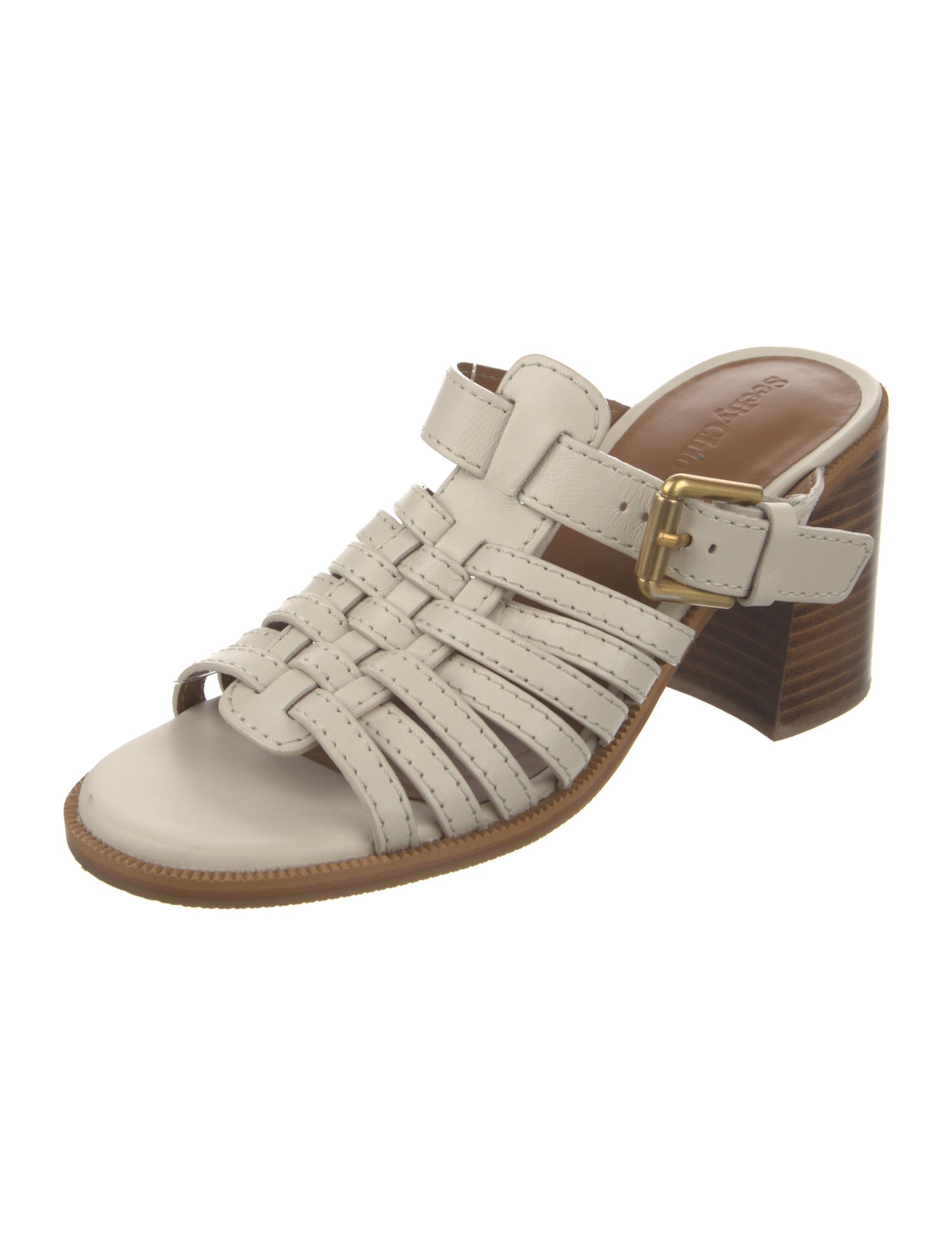 See by Chloé Leather Gladiator Sandals