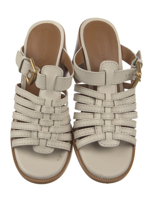 See by Chloé Leather Gladiator Sandals