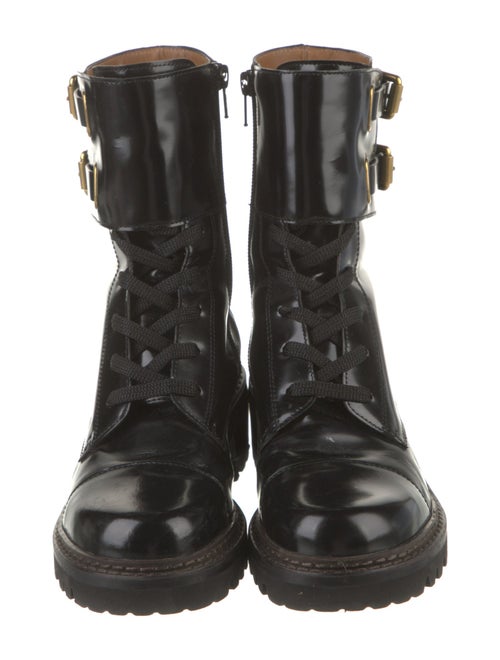 See by Chloé Leather Combat Boots