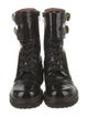 See by Chloé Leather Combat Boots
