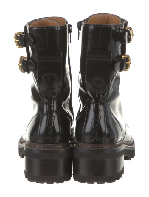 See by Chloé Leather Combat Boots