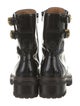 See by Chloé Leather Combat Boots
