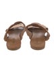See by Chloé Suede Embroidered Accent Slides
