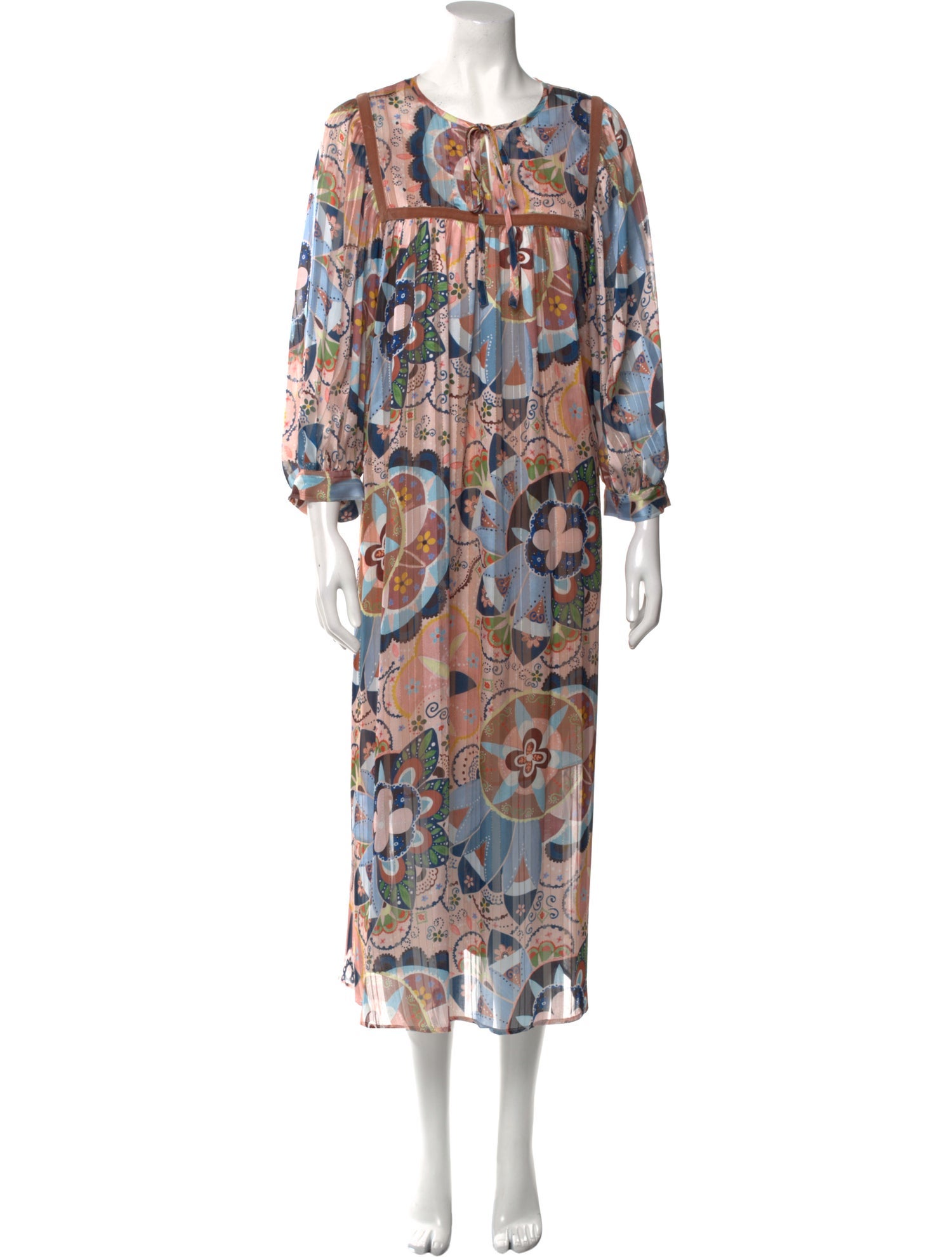 See by Chloé Printed Long Dress