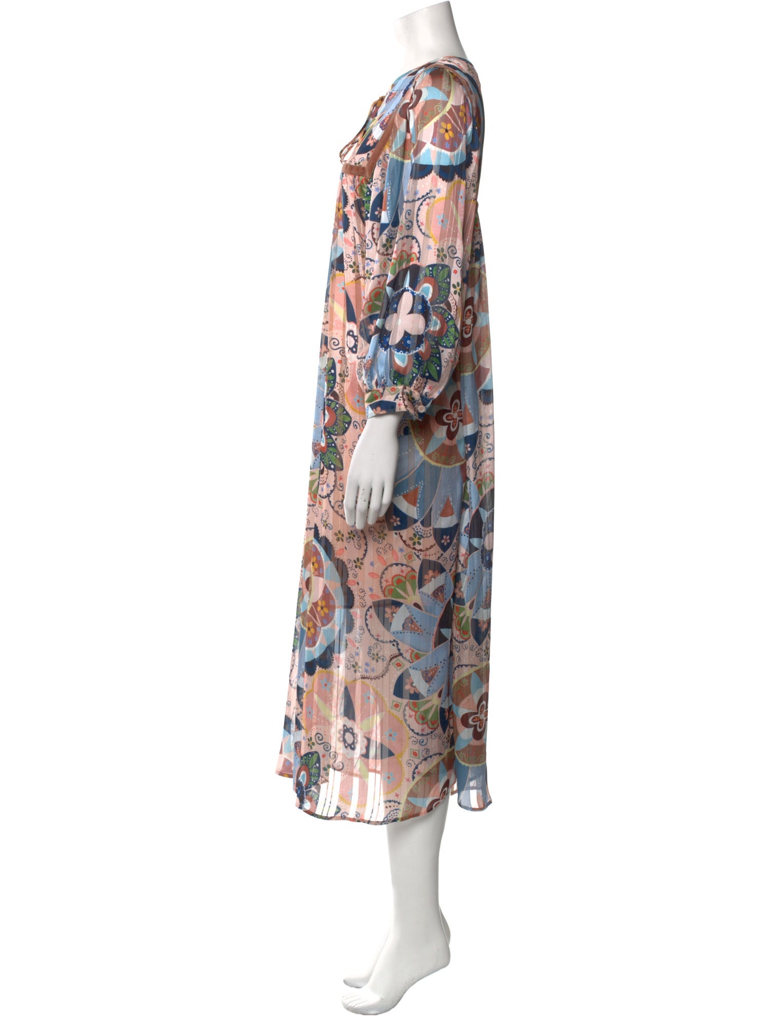See by Chloé Printed Long Dress