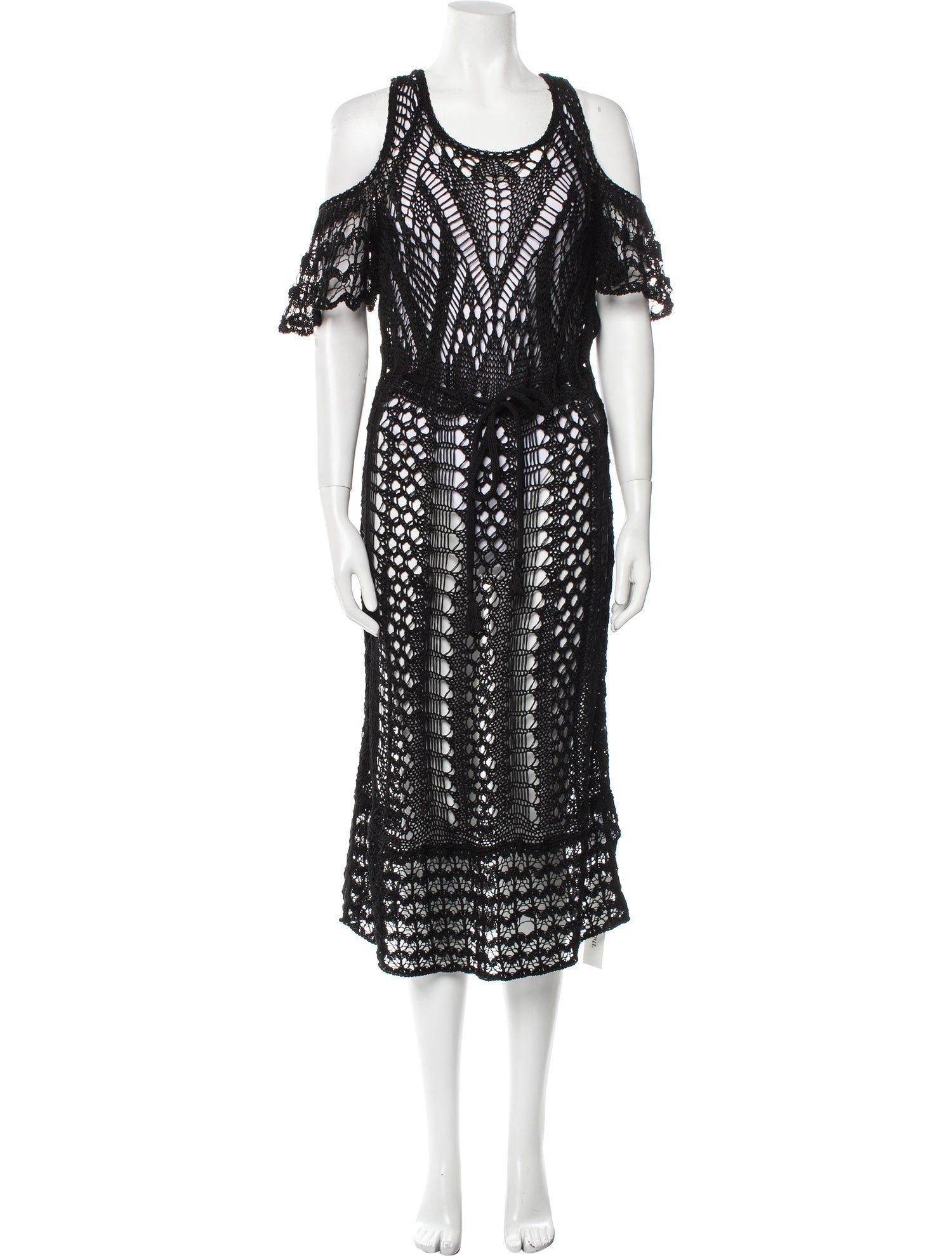 See by Chloé Scoop Neck Midi Length Dress w/ Tags