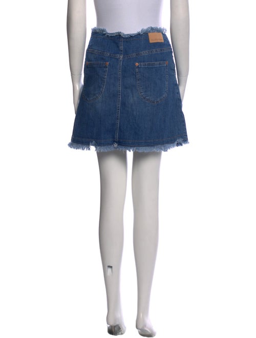 See by Chloé Raw-Edge Trim Mini Skirt