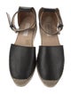 See by Chloé Leather Whipstitch Trim D'Orsay Flats