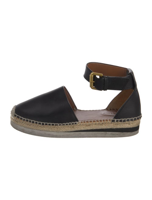 See by Chloé Leather Whipstitch Trim D'Orsay Flats
