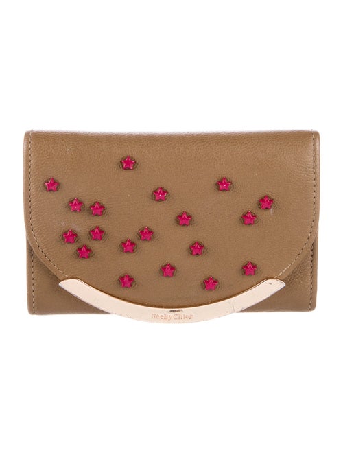 See by Chloé Leather Printed Compact Wallet