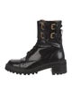 See by Chloé Patent Leather Combat Boots
