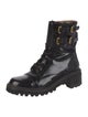 See by Chloé Patent Leather Combat Boots