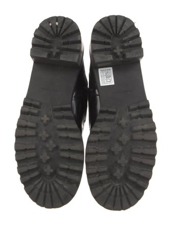 See by Chloé Patent Leather Combat Boots