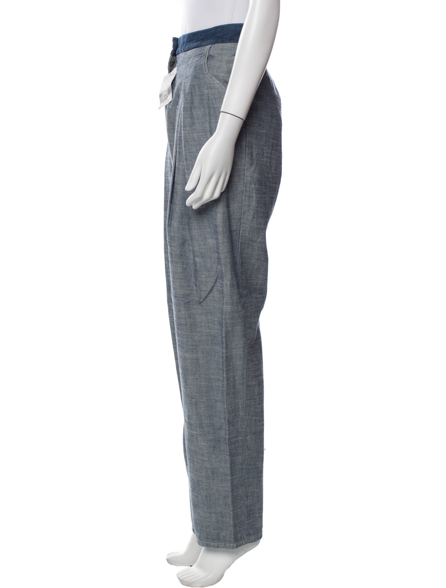 See by Chloé Colorblock Pattern Straight Leg Pants w/ Tags