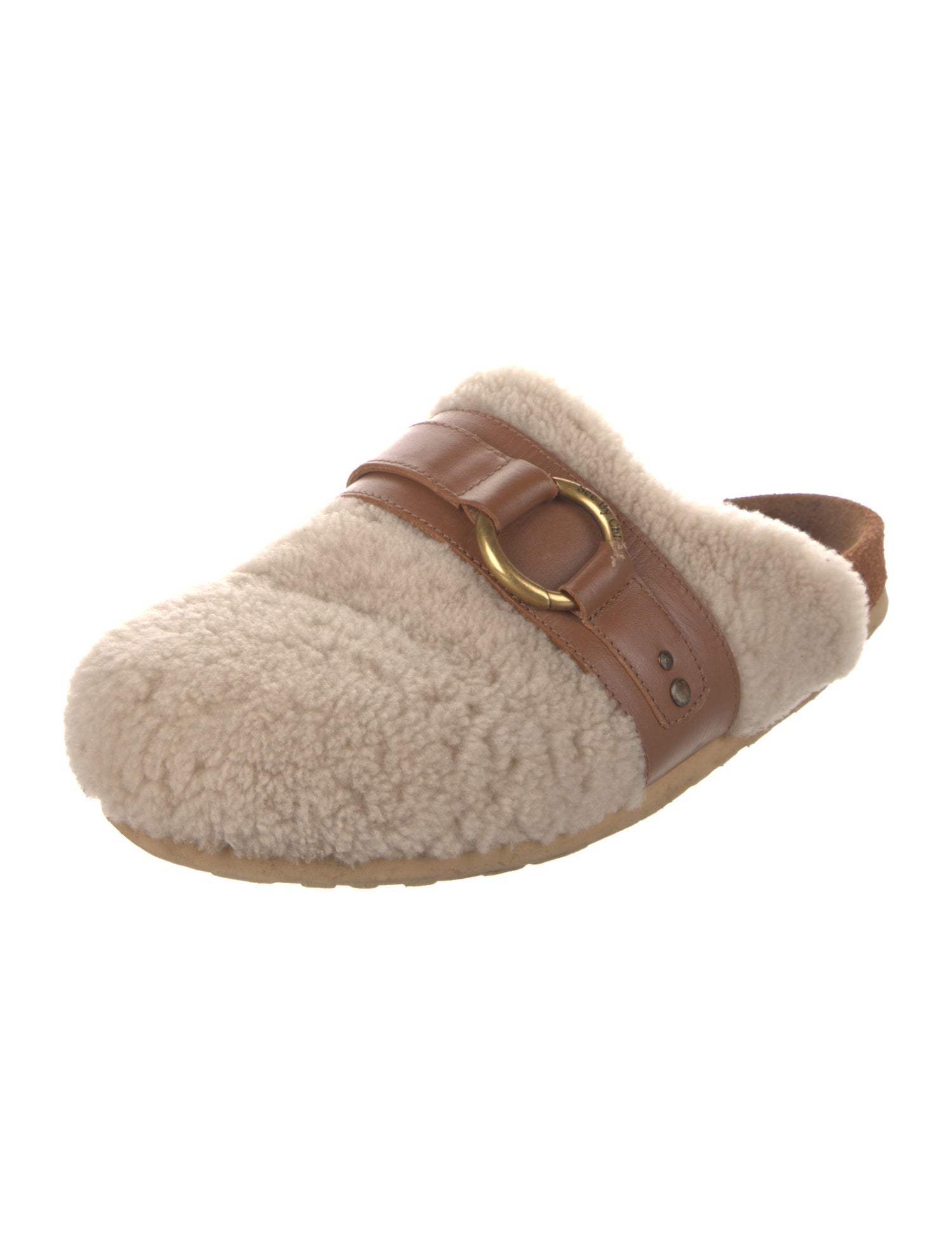 See by Chloé Shearling Mules