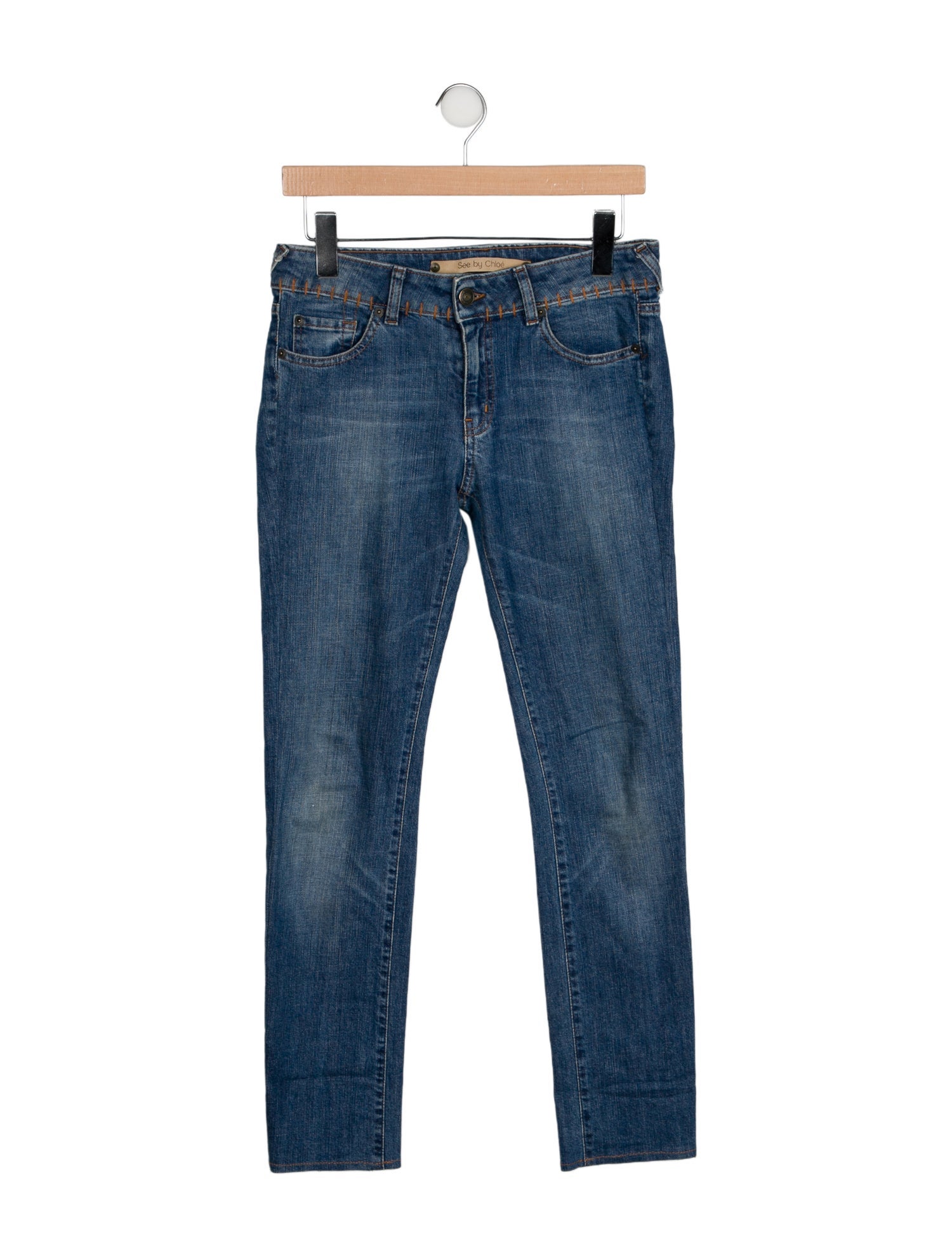 See by Chloé Mid-Rise Skinny Leg Jeans