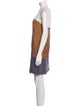 See by Chloé Colorblock Pattern Mini Dress