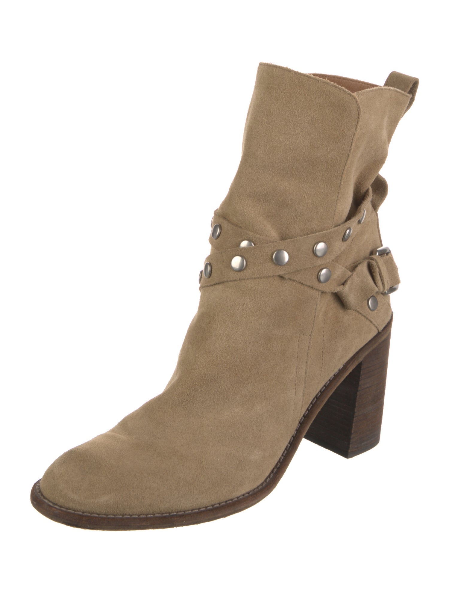 See by Chloé Suede Studded Accents Boots