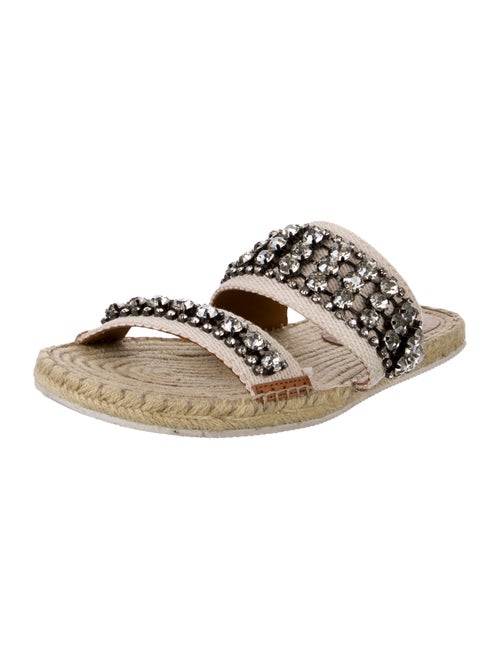 See by Chloé Printed Crystal Embellishments Espadrilles