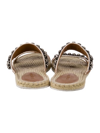 See by Chloé Printed Crystal Embellishments Espadrilles