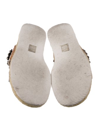 See by Chloé Printed Crystal Embellishments Espadrilles